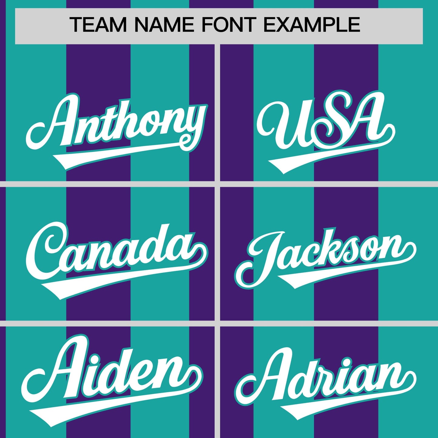 Custom Aqua Purple Stripe Fashion Authentic Two-Button Softball Jersey Limited