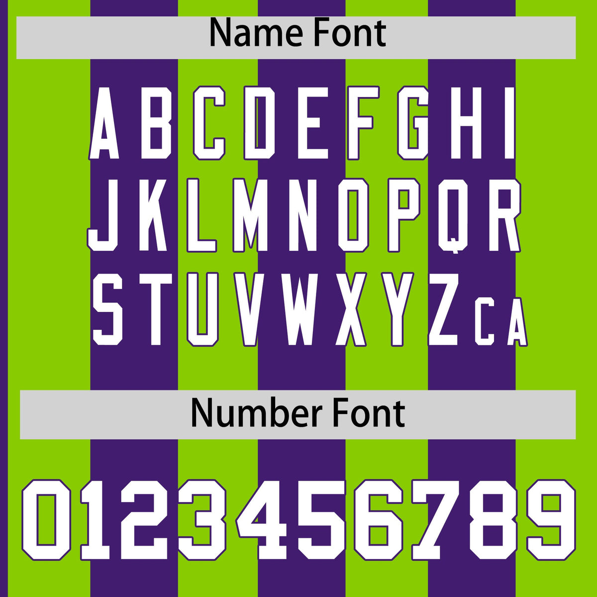 Custom Neon Green Purple Stripe Fashion Authentic Two-Button Softball Jersey Limited