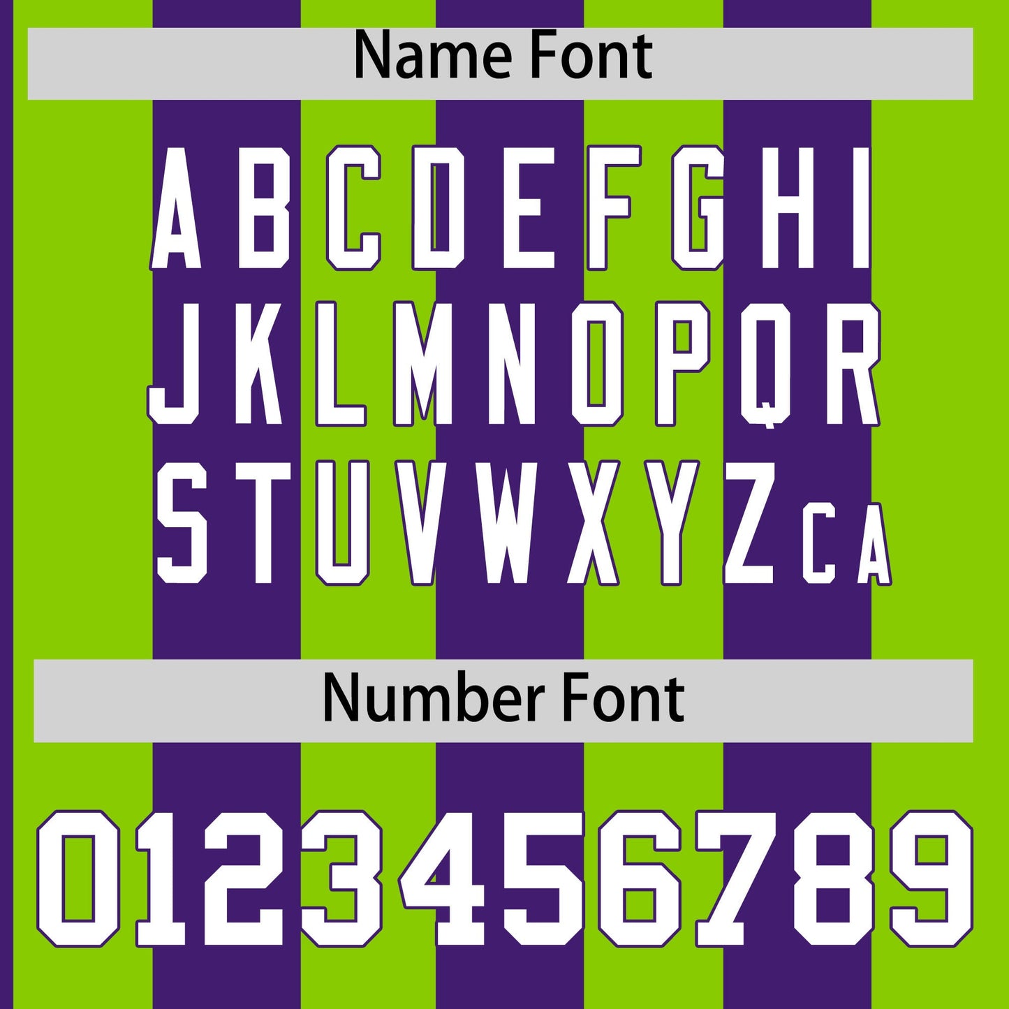 Custom Neon Green Purple Stripe Fashion Authentic Two-Button Softball Jersey Limited