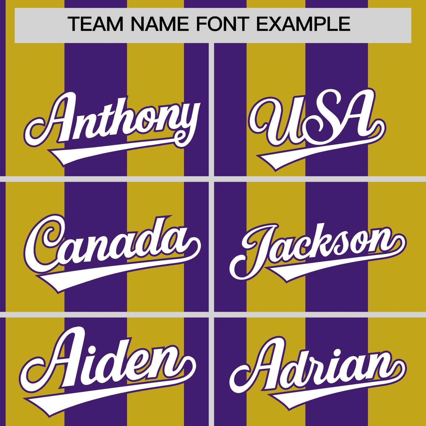 Custom Old Gold Purple Stripe Fashion Authentic Two-Button Softball Jersey Limited