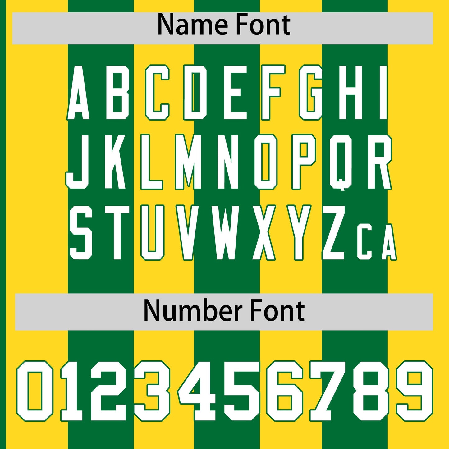 Custom Gold Kelly Green Stripe Fashion Authentic Two-Button Softball Jersey Limited