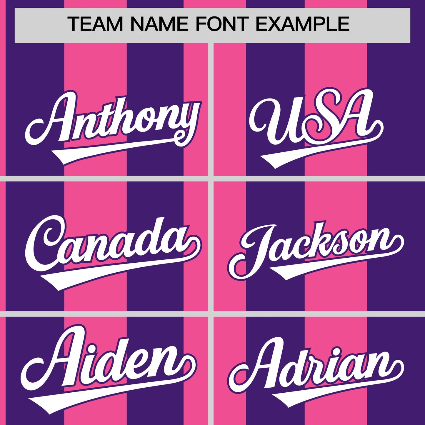 Custom Purple Pink Stripe Fashion Authentic Two-Button Softball Jersey Limited