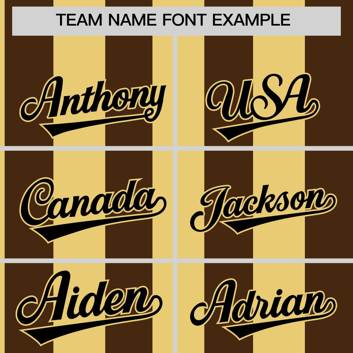 Custom Brown Khaki Stripe Fashion Authentic Two-Button Softball Jersey Limited