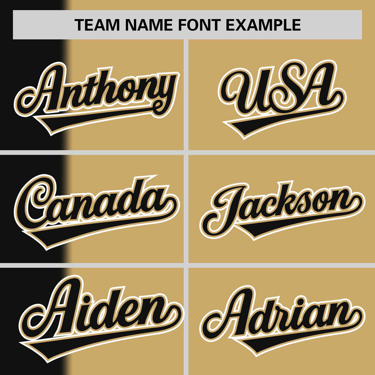 Custom Black Old Gold Gradient Stripe Fashion Authentic Two-Button Softball Jersey Limited