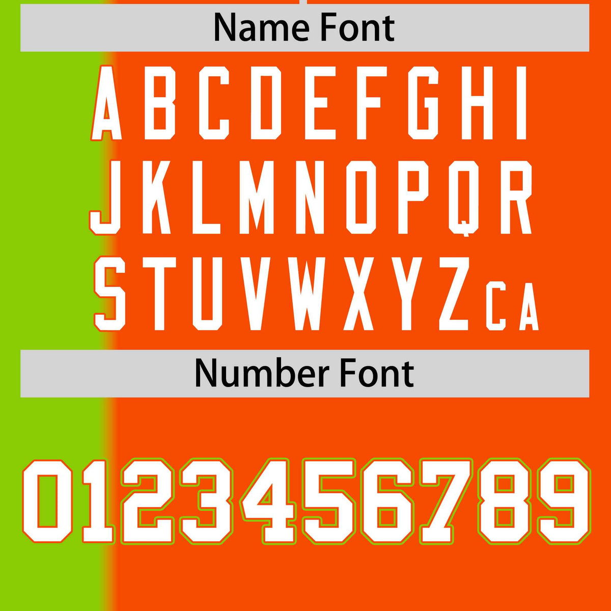 Custom Neon Green Orange Gradient Stripe Fashion Authentic Two-Button Softball Jersey Limited