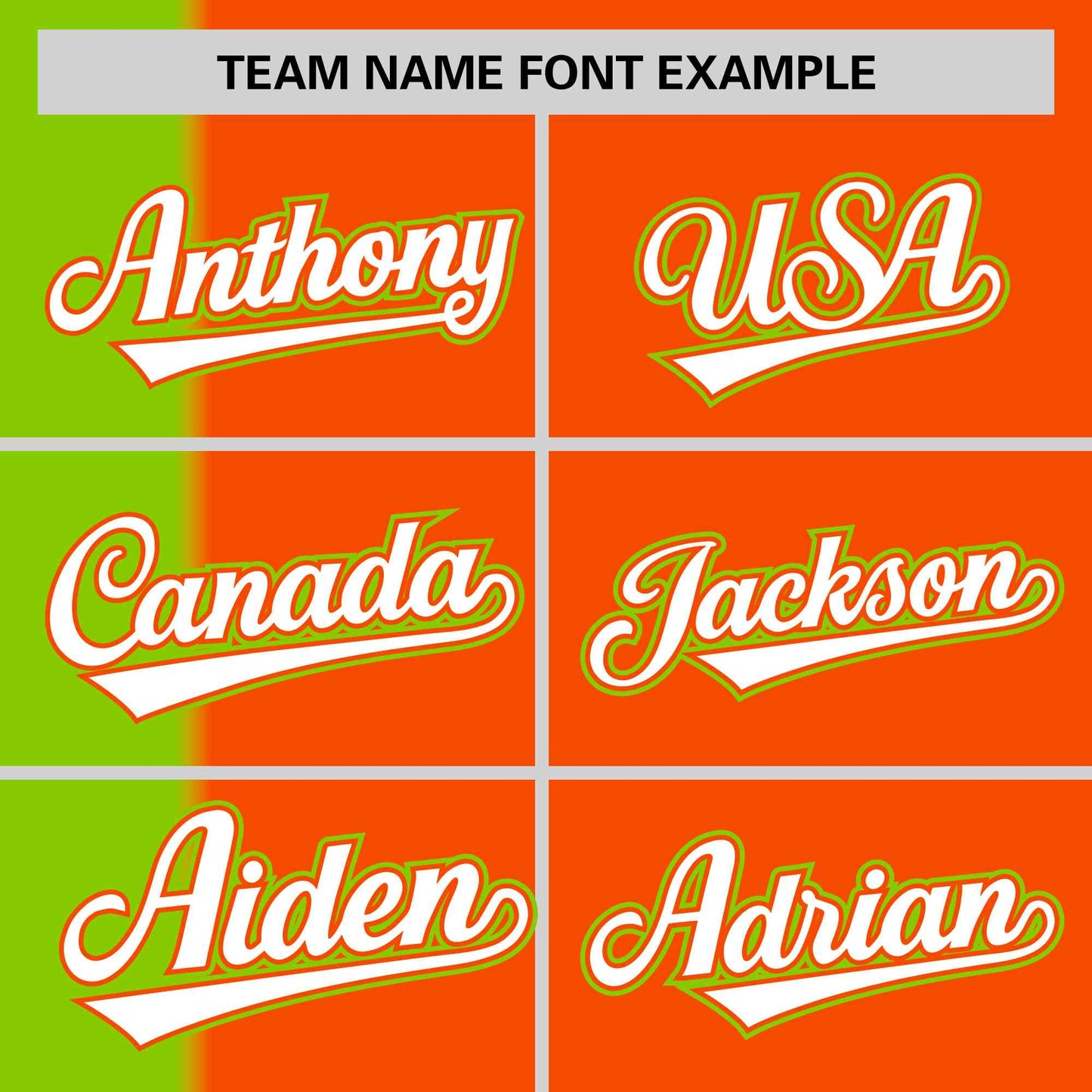 Custom Neon Green Orange Gradient Stripe Fashion Authentic Two-Button Softball Jersey Limited