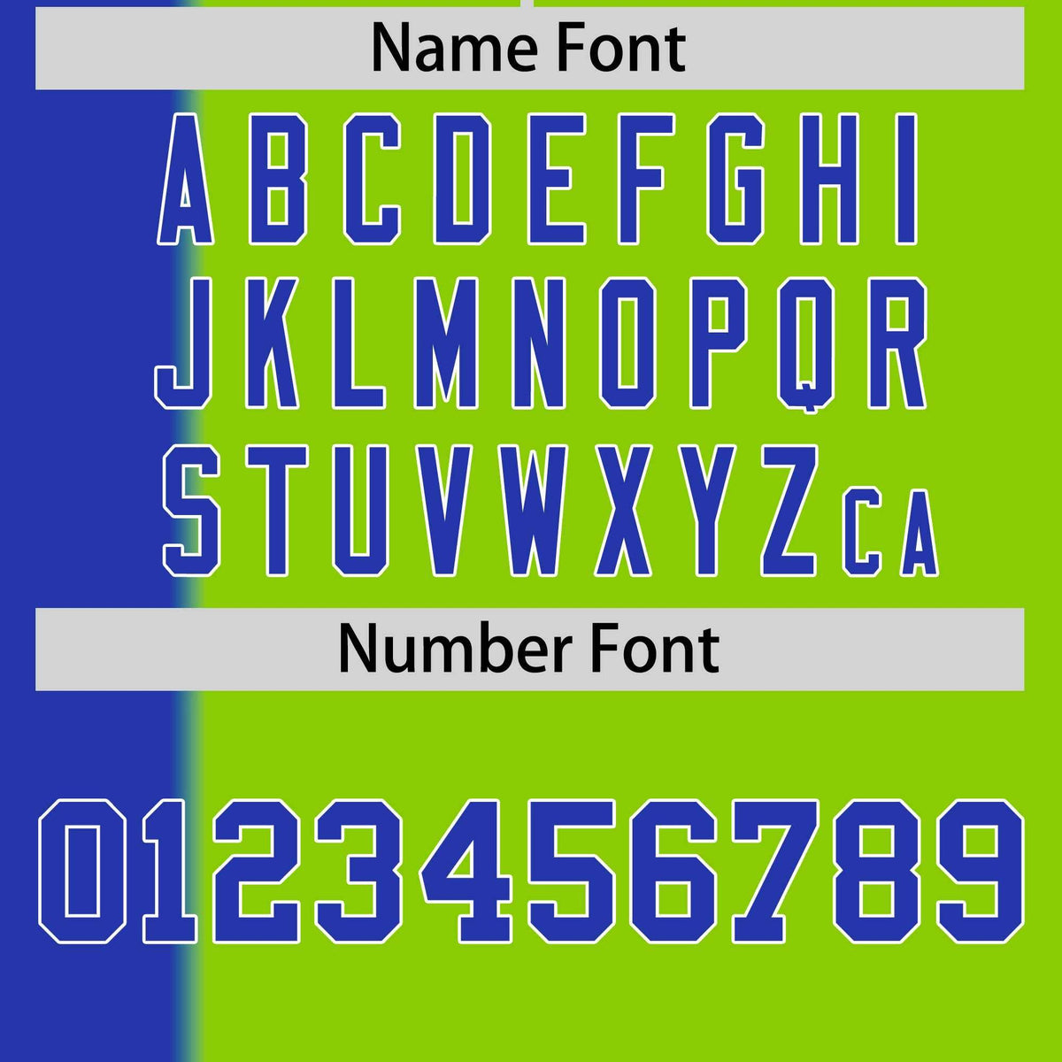 Custom Royal Neon Green Gradient Stripe Fashion Authentic Two-Button Softball Jersey Limited