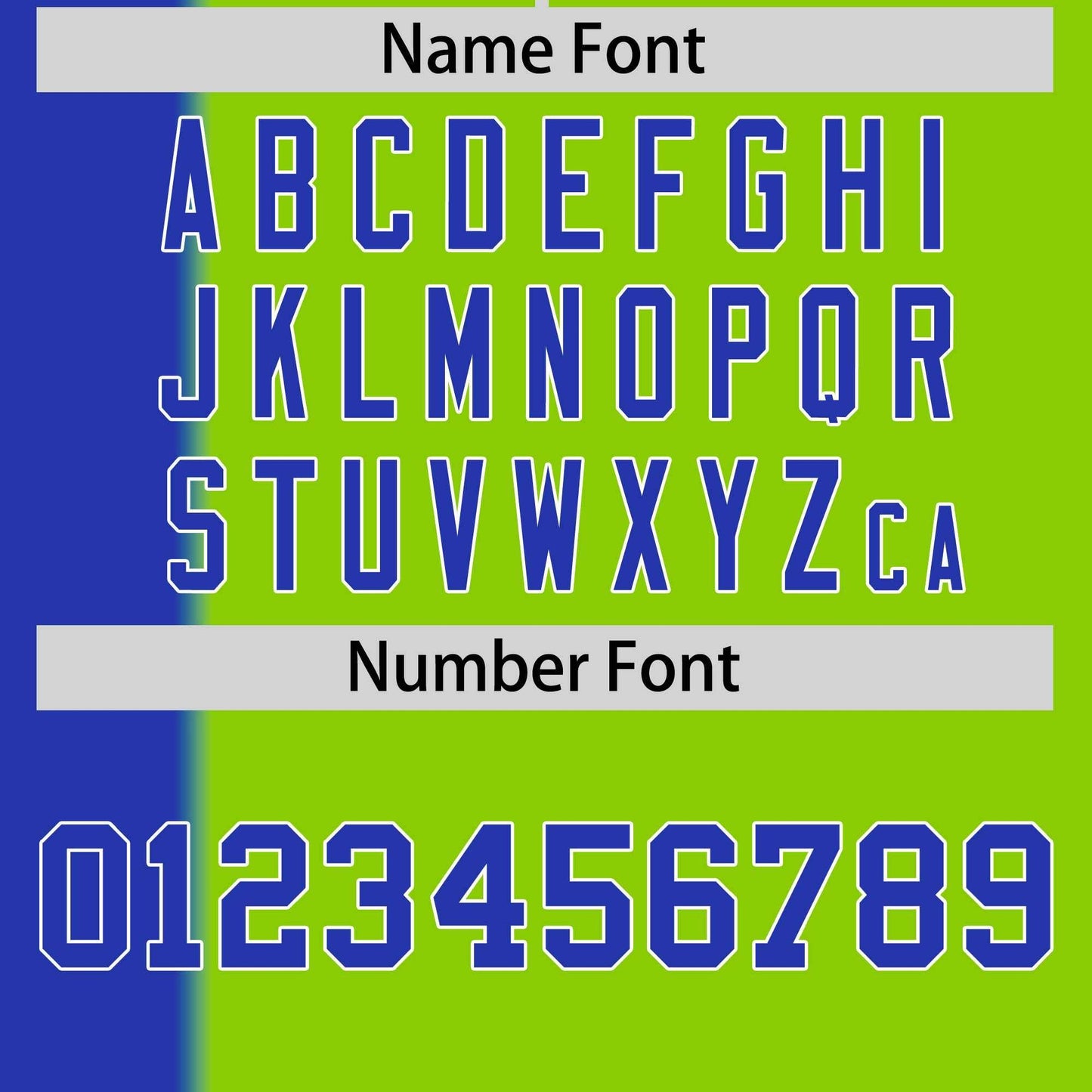 Custom Royal Neon Green Gradient Stripe Fashion Authentic Two-Button Softball Jersey Limited