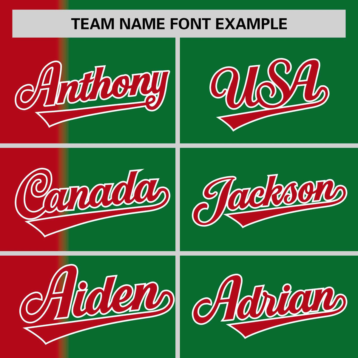 Custom Red Kelly Green Gradient Stripe Fashion Authentic Two-Button Softball Jersey Limited