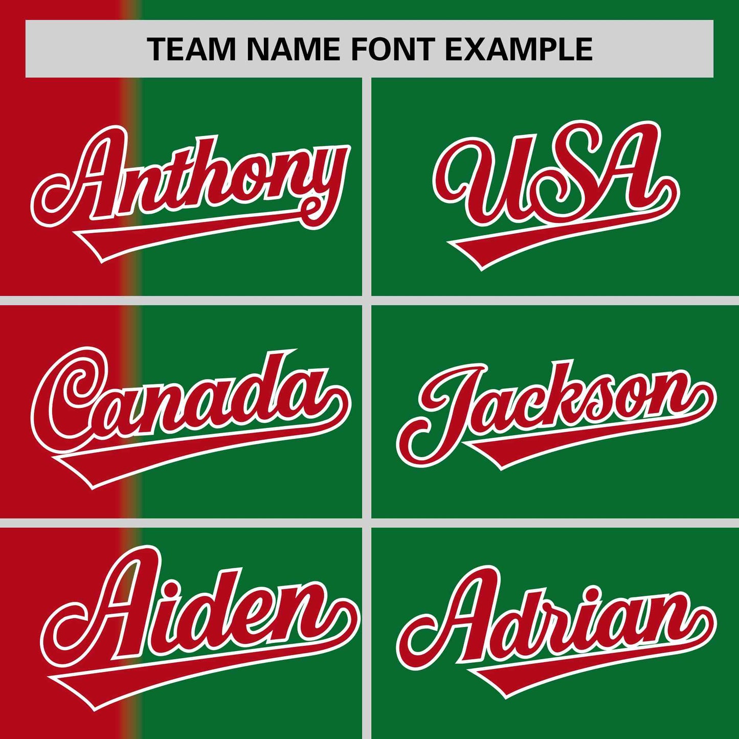 Custom Red Kelly Green Gradient Stripe Fashion Authentic Two-Button Softball Jersey Limited