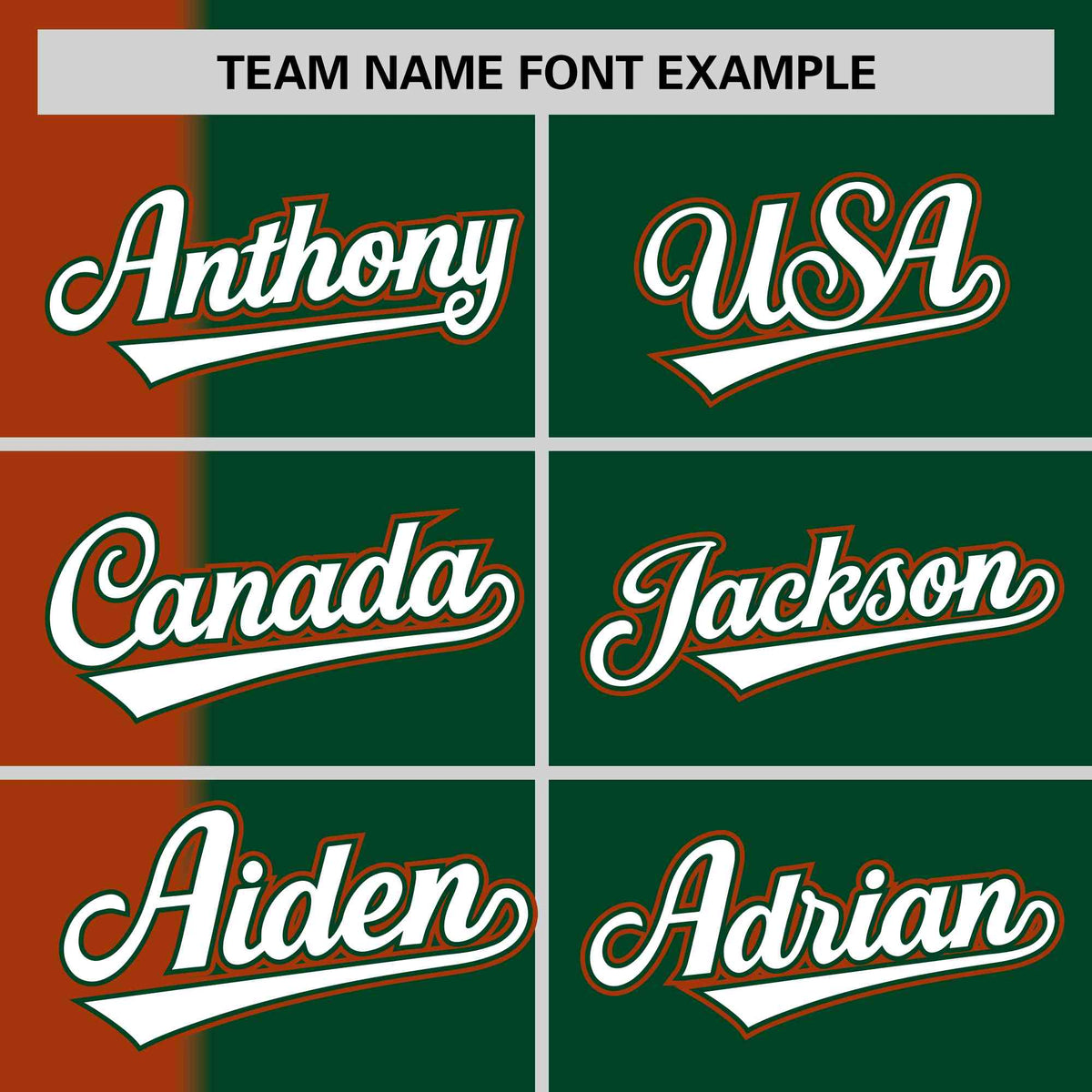 Custom Texas Orange Green Gradient Stripe Fashion Authentic Two-Button Softball Jersey Limited