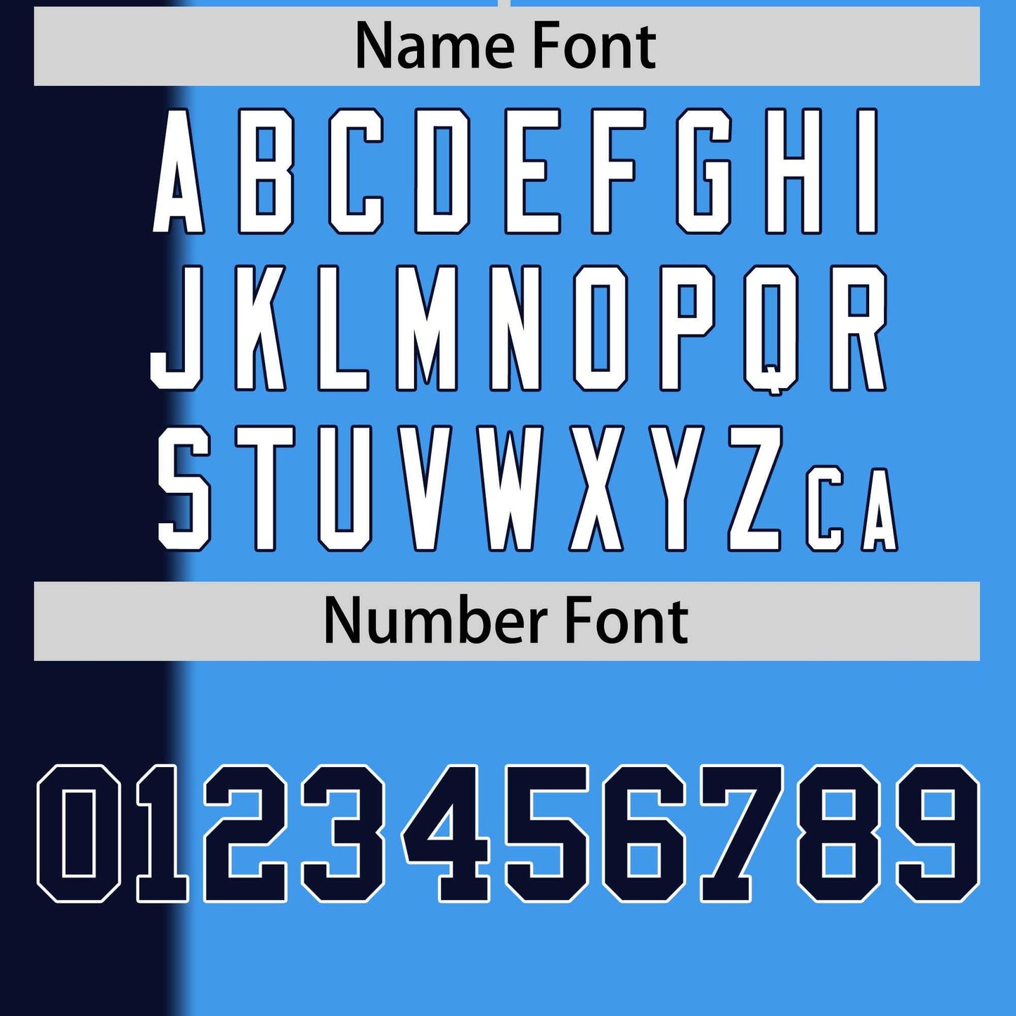 Custom Navy Powder Blue Gradient Stripe Fashion Authentic Two-Button Softball Jersey Limited