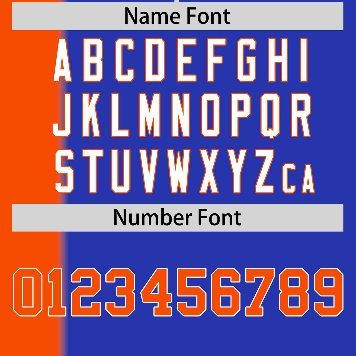 Custom Orange Royal Gradient Stripe Fashion Authentic Two-Button Softball Jersey Limited