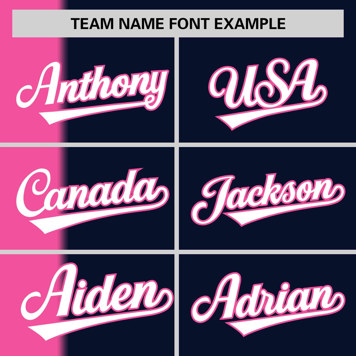 Custom Pink Navy Gradient Stripe Fashion Authentic Two-Button Softball Jersey Limited