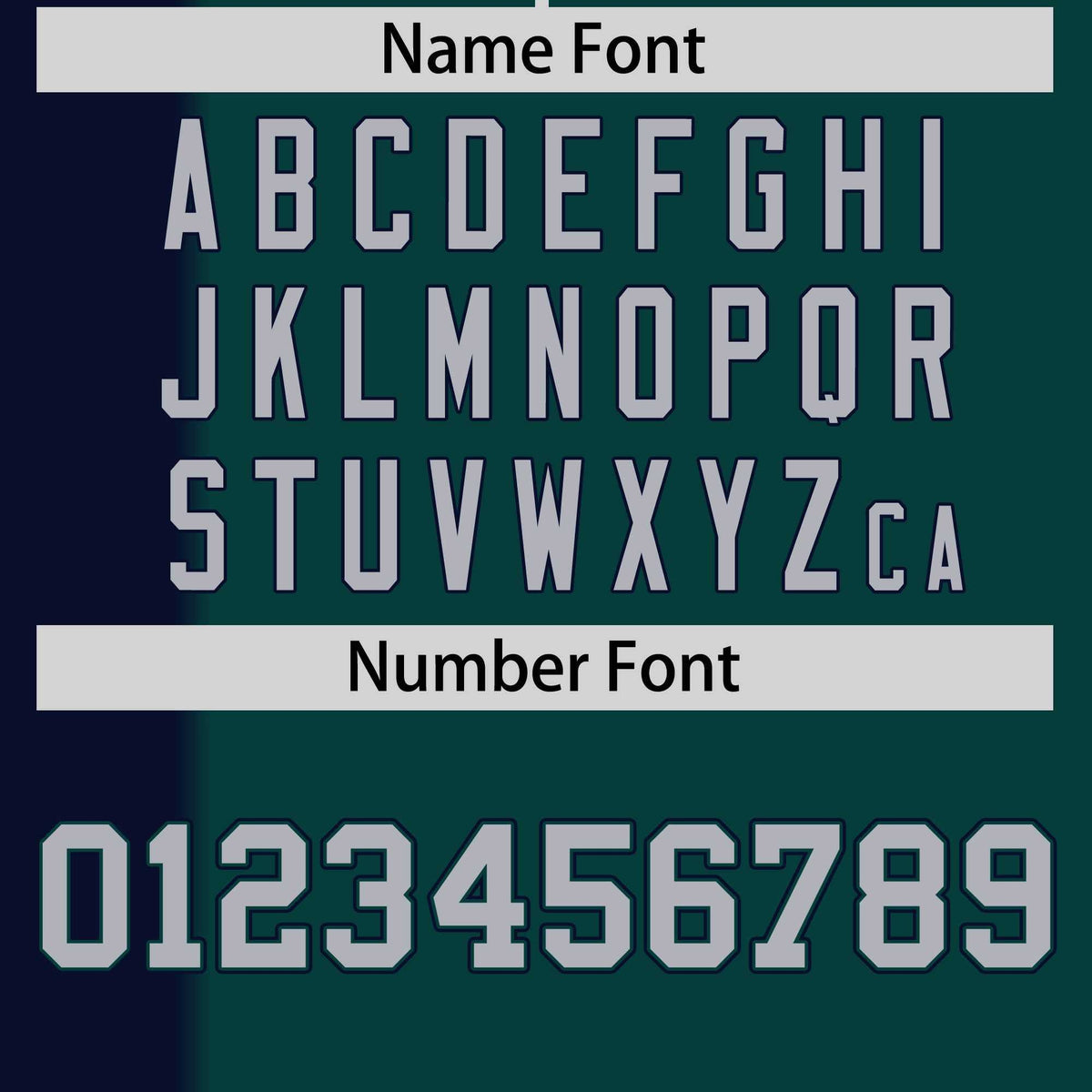 Custom Navy Midnight Green Gradient Stripe Fashion Authentic Two-Button Softball Jersey Limited