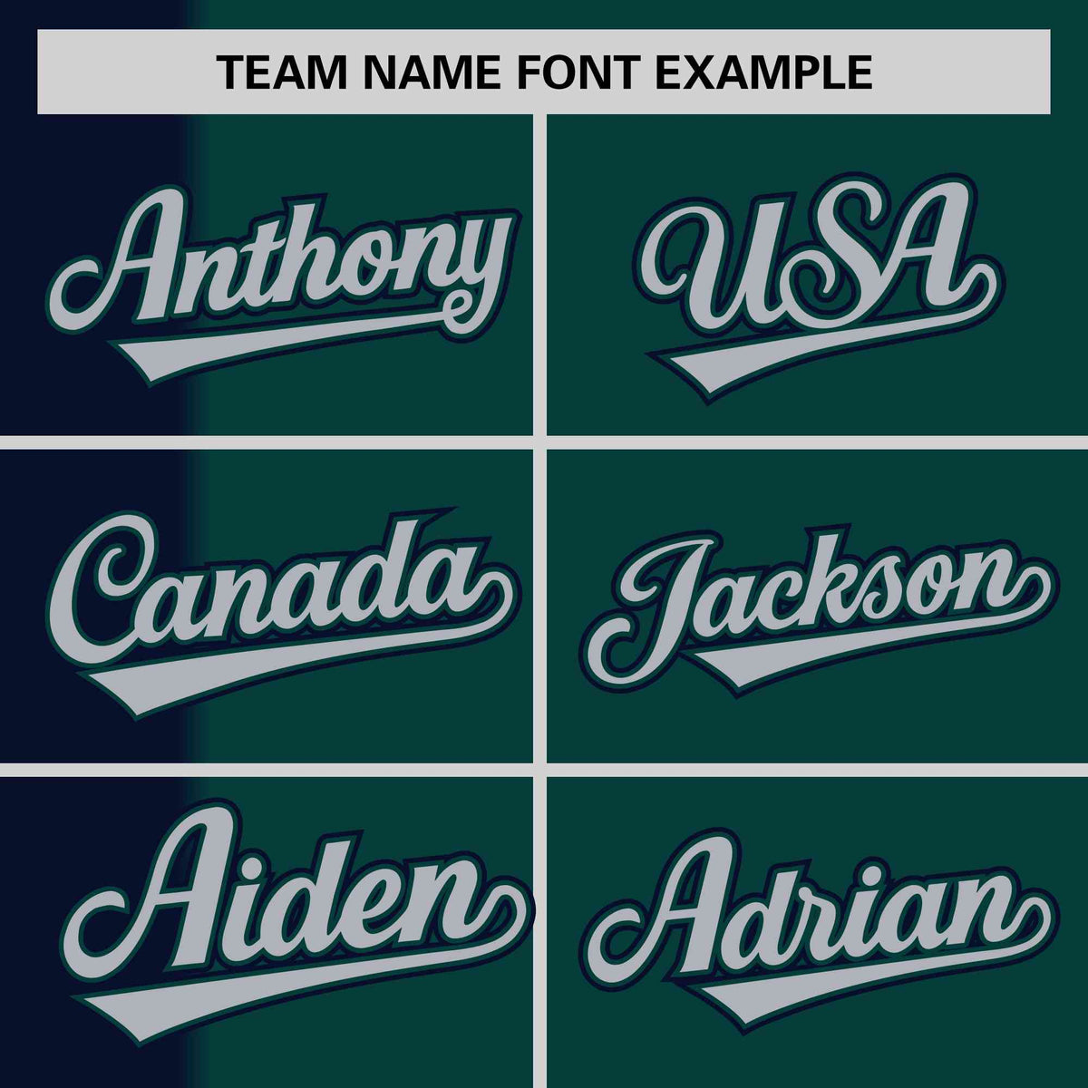 Custom Navy Midnight Green Gradient Stripe Fashion Authentic Two-Button Softball Jersey Limited