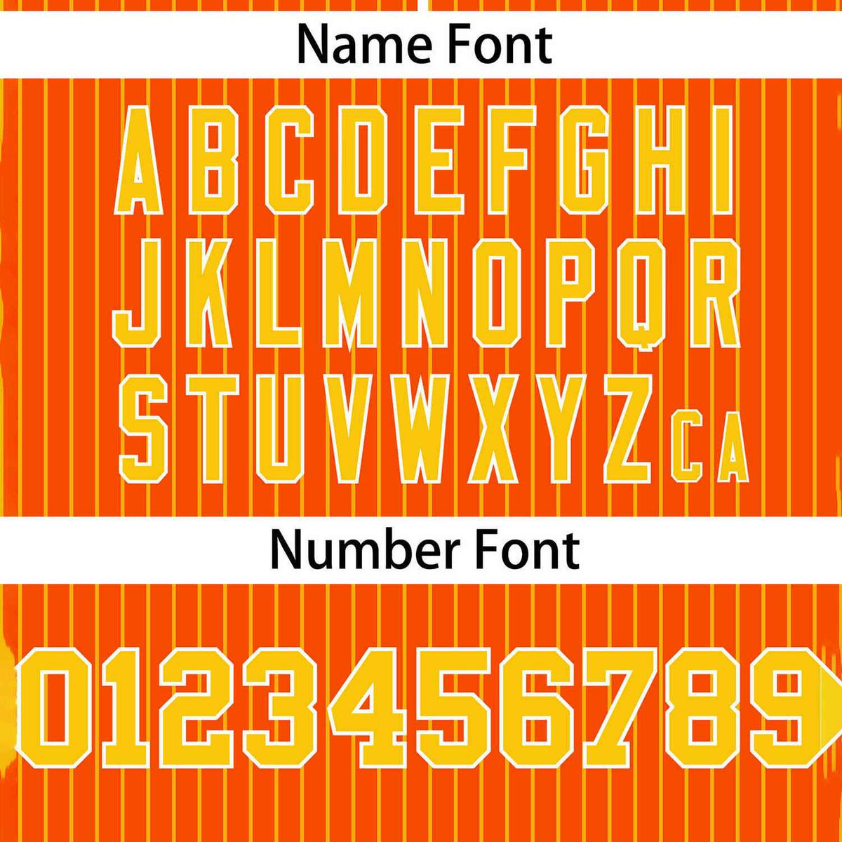 Custom Orange Gold Stripe Fashion Authentic Two-Button Softball Jersey Limited