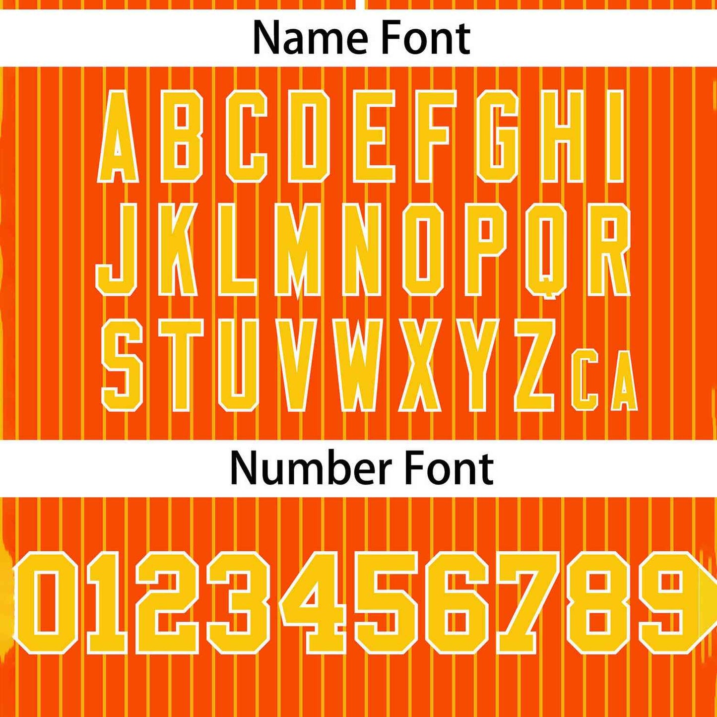 Custom Orange Gold Stripe Fashion Authentic Two-Button Softball Jersey Limited