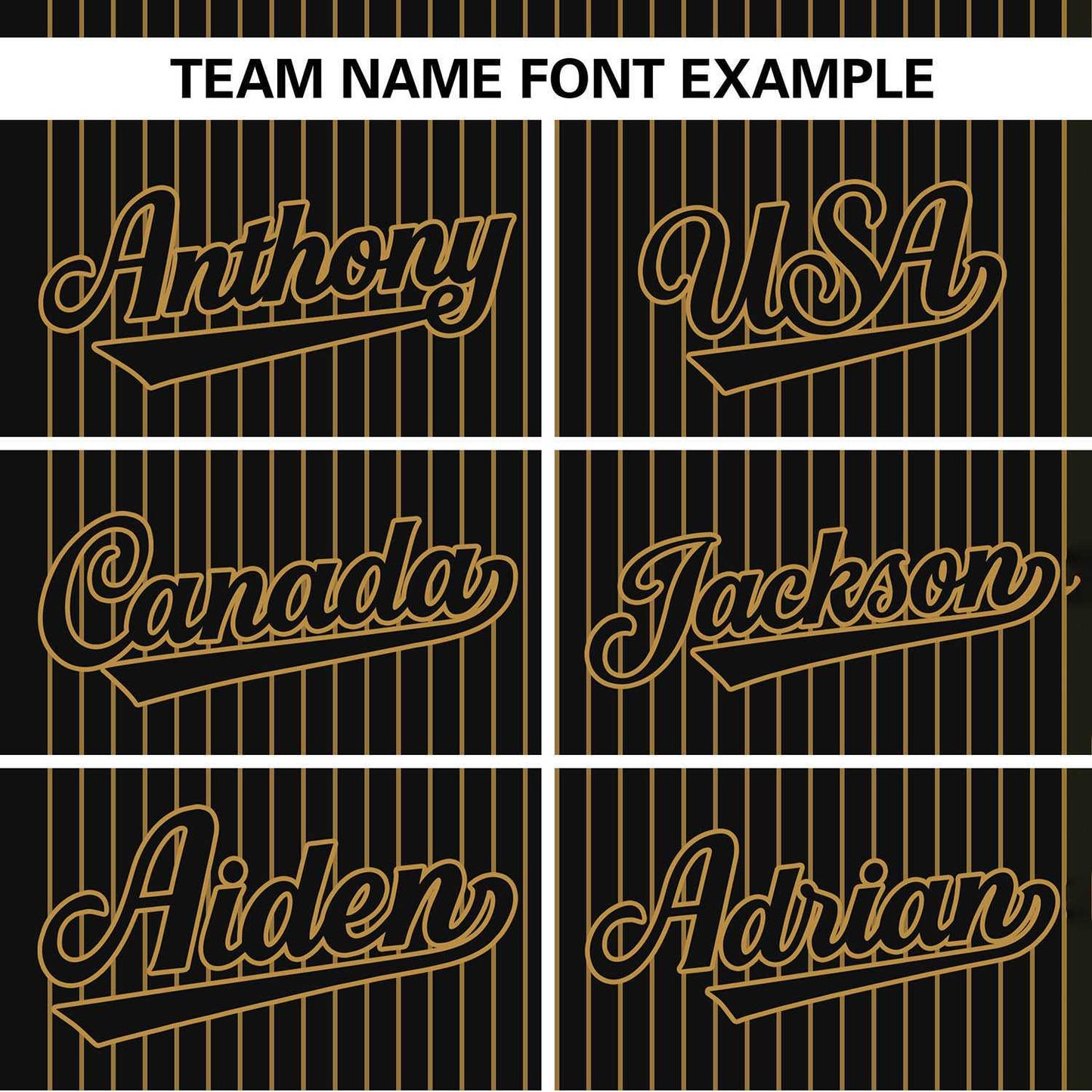 Custom Black Old Gold Stripe Fashion Authentic Two-Button Softball Jersey Limited