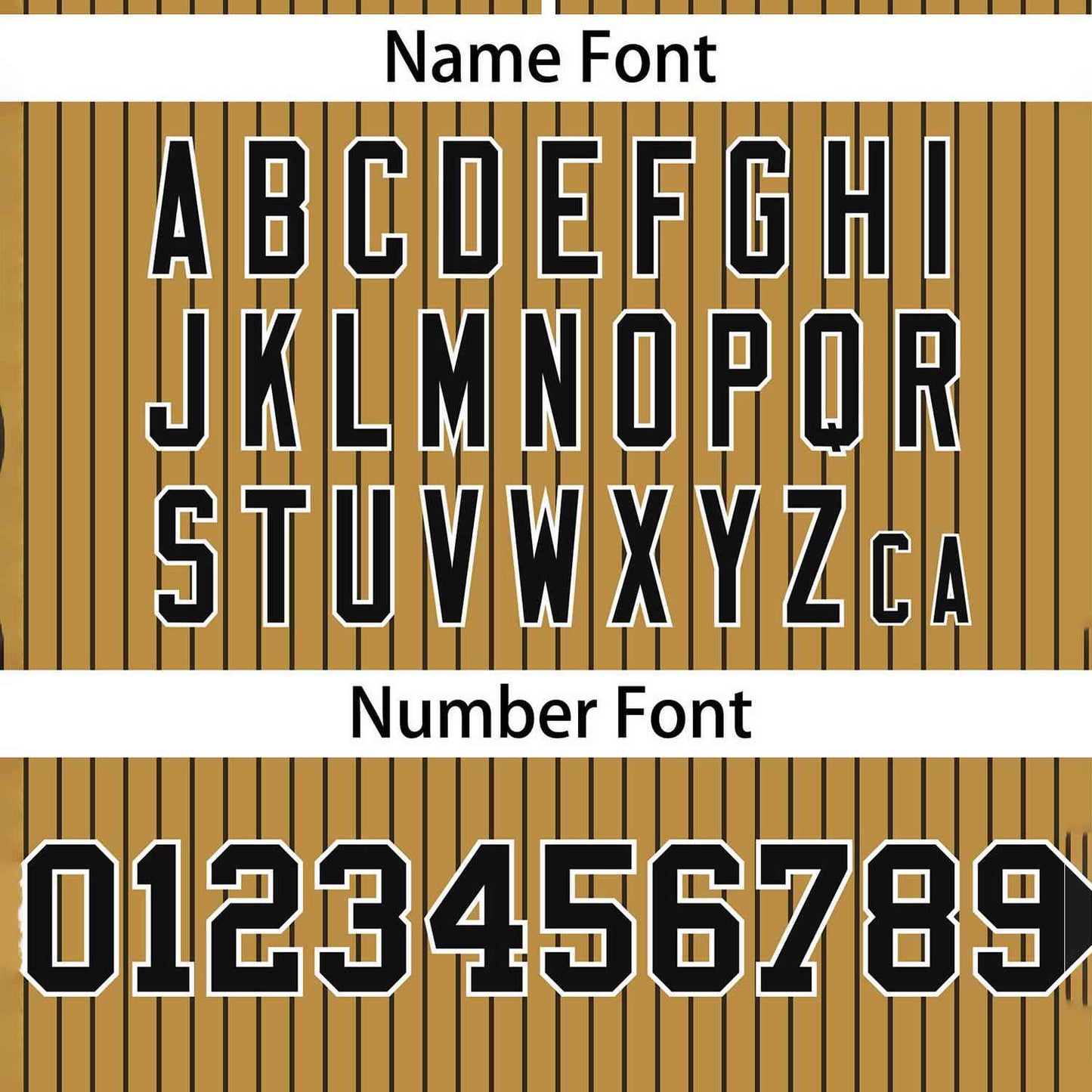 Custom Old Gold Black Stripe Fashion Authentic Two-Button Softball Jersey Limited