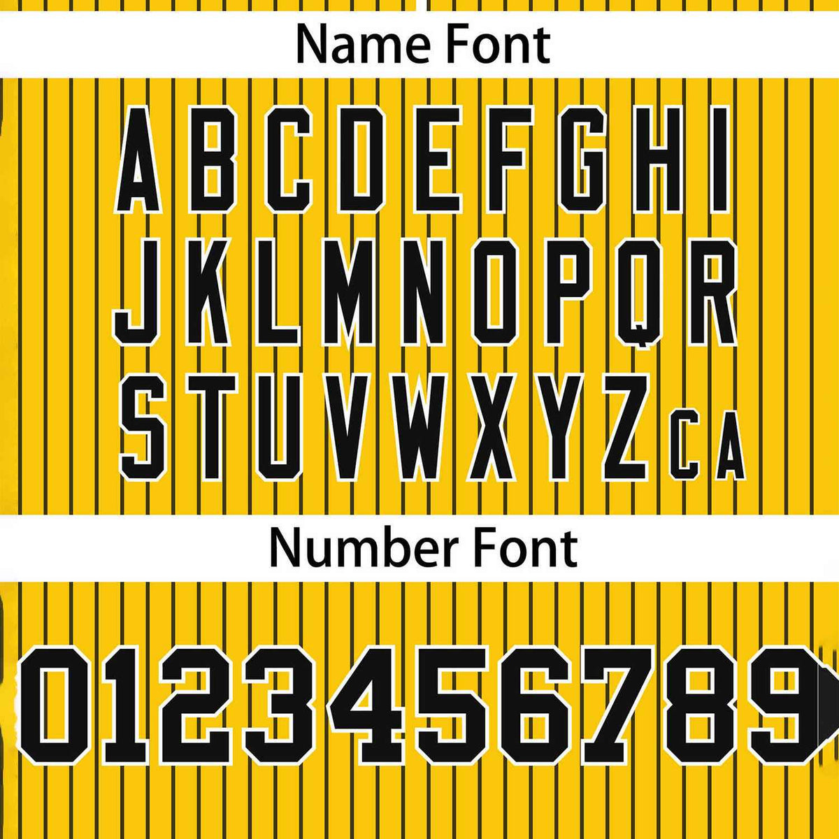 Custom Gold Black Stripe Fashion Authentic Two-Button Softball Jersey Limited