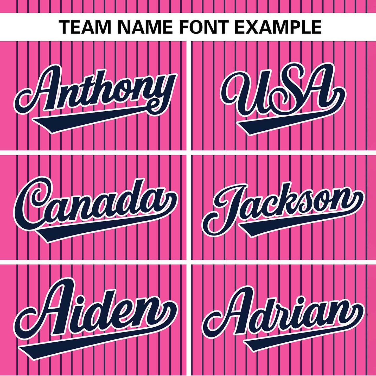 Custom Pink Navy Stripe Fashion Authentic Two-Button Softball Jersey Limited