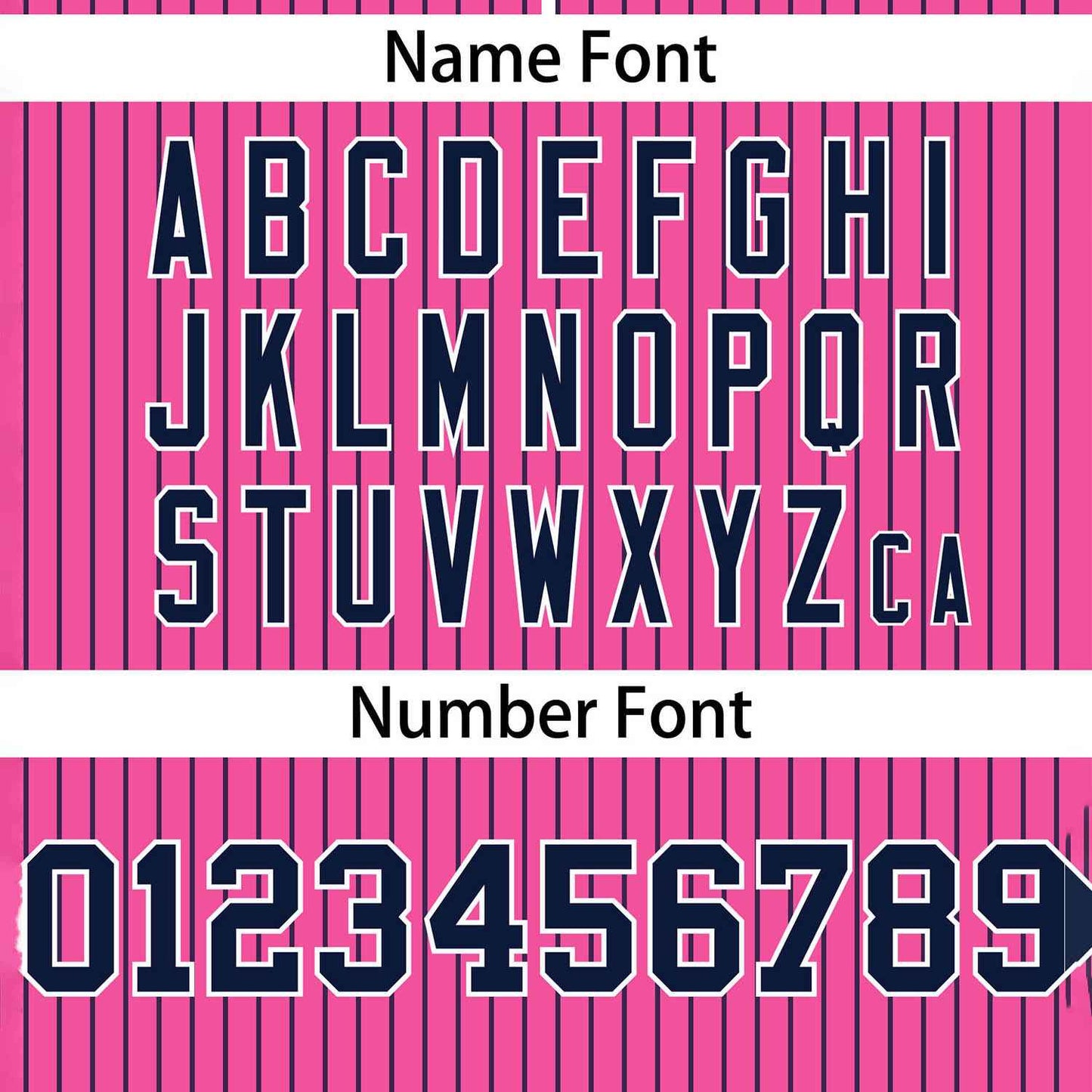 Custom Pink Navy Stripe Fashion Authentic Two-Button Softball Jersey Limited