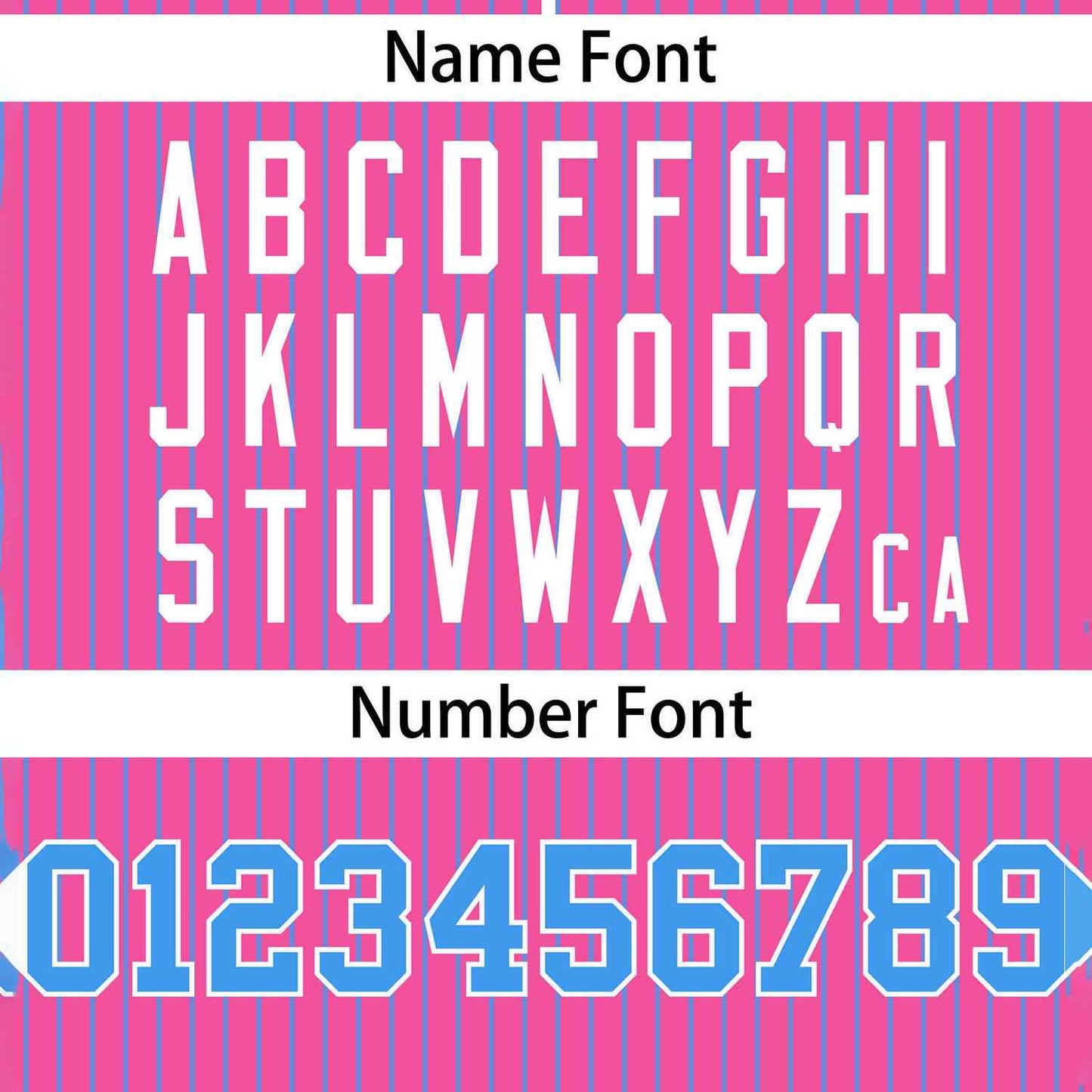 Custom Pink Powder Blue Stripe Fashion Authentic Two-Button Softball Jersey Limited