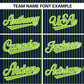 Custom Navy Neon Green Stripe Fashion Authentic Two-Button Softball Jersey Limited
