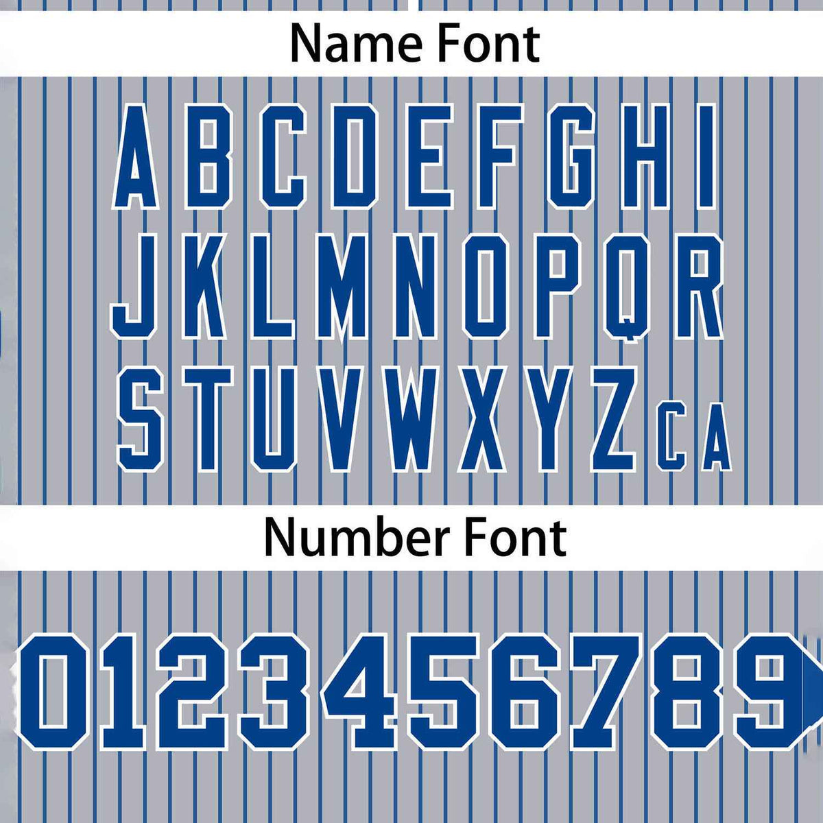 Custom Gray Royal Stripe Fashion Authentic Two-Button Softball Jersey Limited