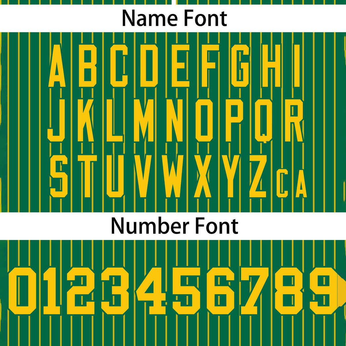 Custom Kelly Green Gold Stripe Fashion Authentic Two-Button Softball Jersey Limited