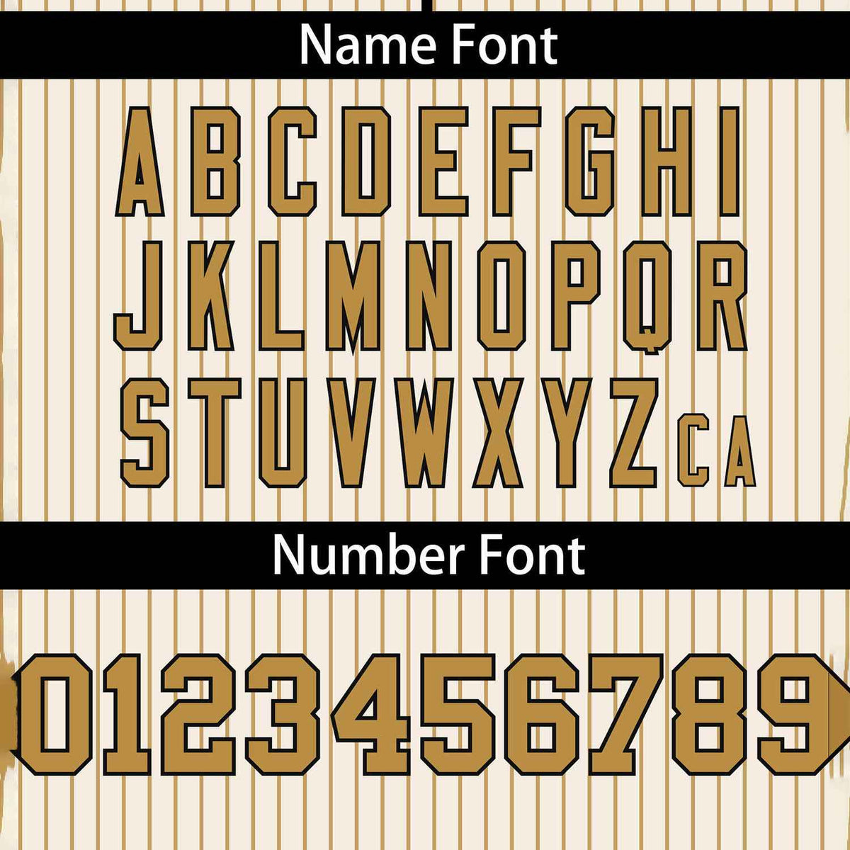 Custom Cream Old Gold Stripe Fashion Authentic Two-Button Softball Jersey Limited