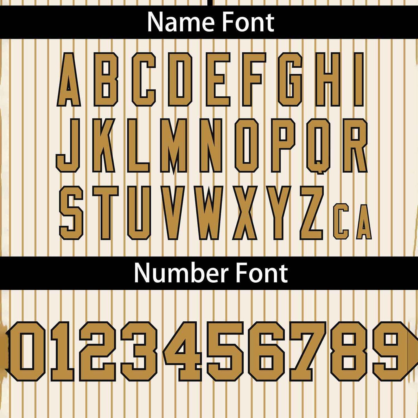 Custom Cream Old Gold Stripe Fashion Authentic Two-Button Softball Jersey Limited