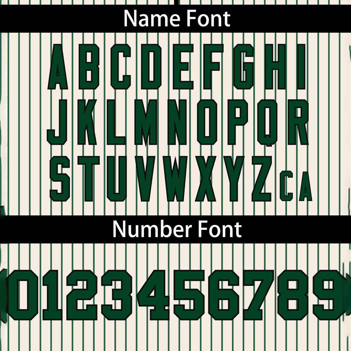 Custom Cream Green Stripe Fashion Authentic Two-Button Softball Jersey Limited