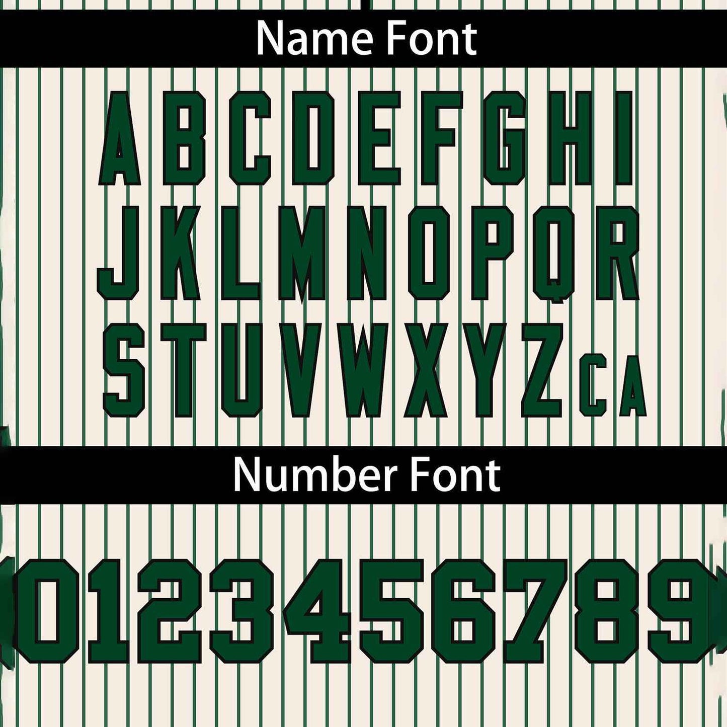 Custom Cream Green Stripe Fashion Authentic Two-Button Softball Jersey Limited