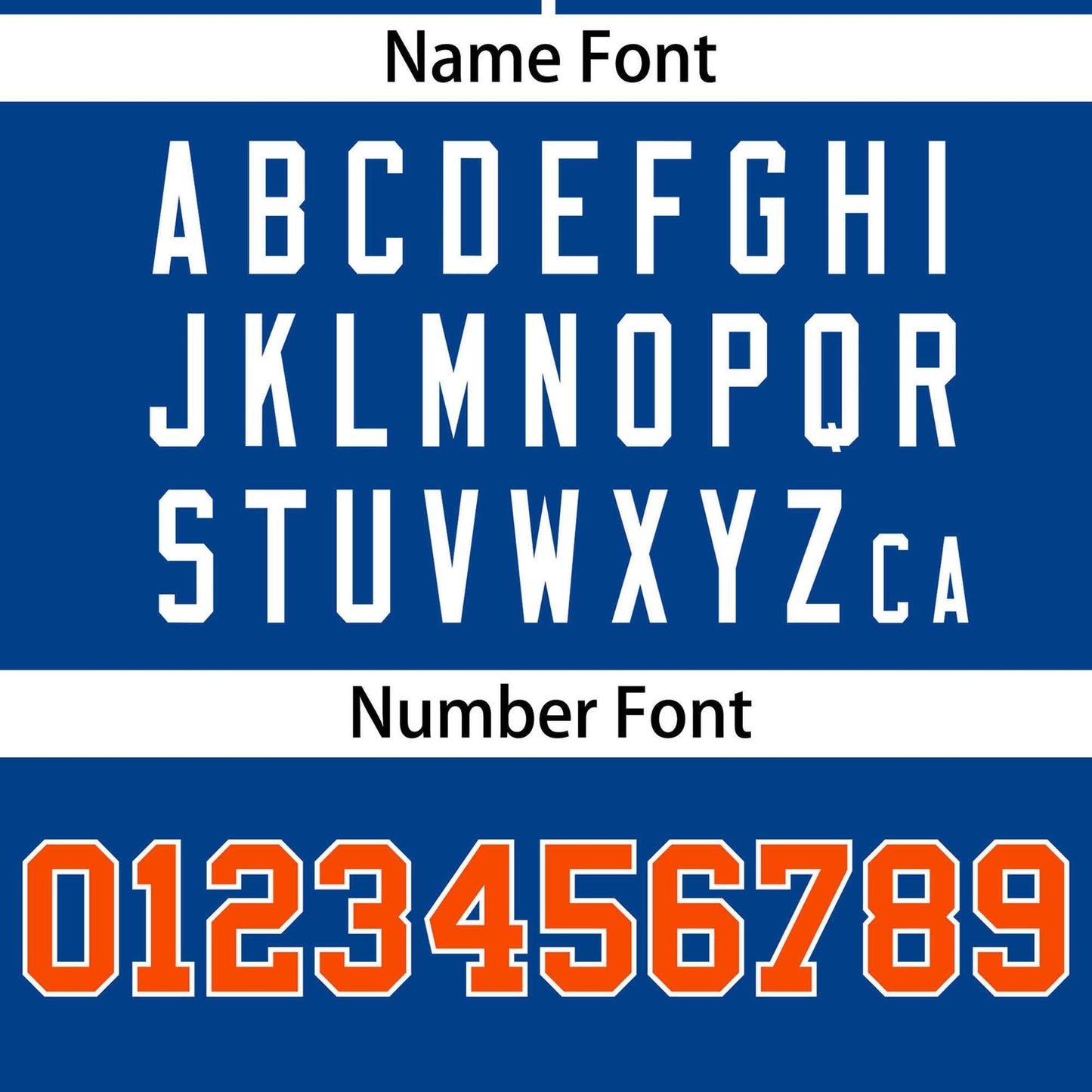 Custom Royal White-Orange Color Block Personalized Authentic Two-Button Softball Jersey Limited