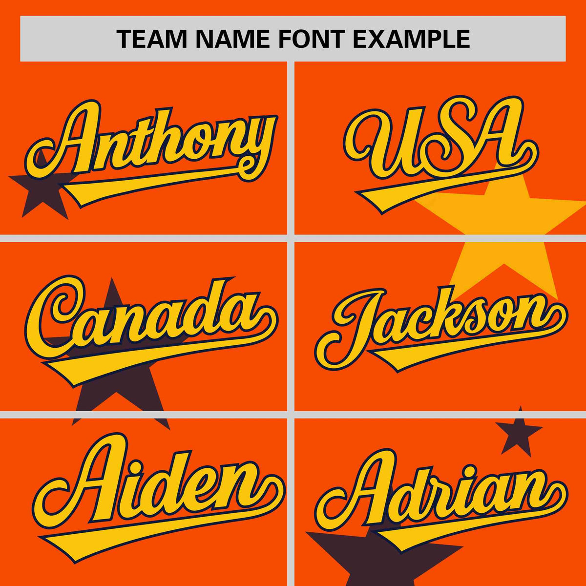 Custom Orange Gold Personalized Star Graffiti Pattern Authentic Two-Button Baseball Jersey Limited