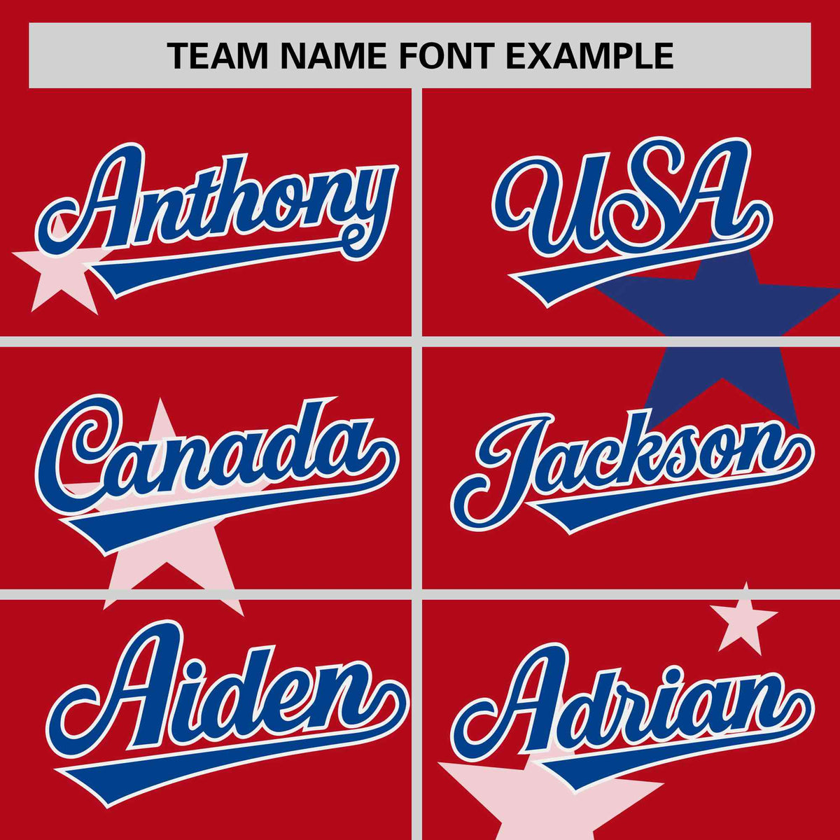 Custom Red Royal Personalized Star Graffiti Pattern Authentic Two-Button Baseball Jersey Limited