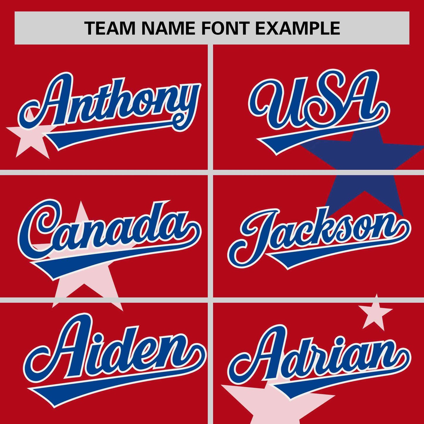 Custom Red Royal Personalized Star Graffiti Pattern Authentic Two-Button Baseball Jersey Limited