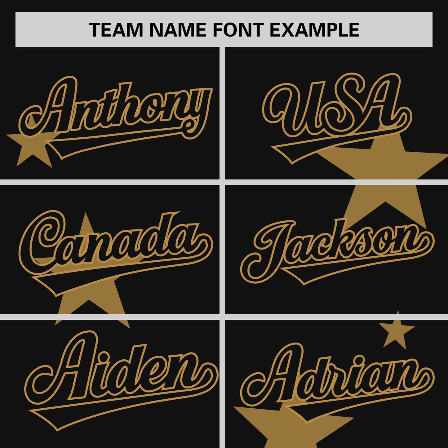 Custom Black Old Gold Personalized Star Graffiti Pattern Authentic Two-Button Baseball Jersey Limited