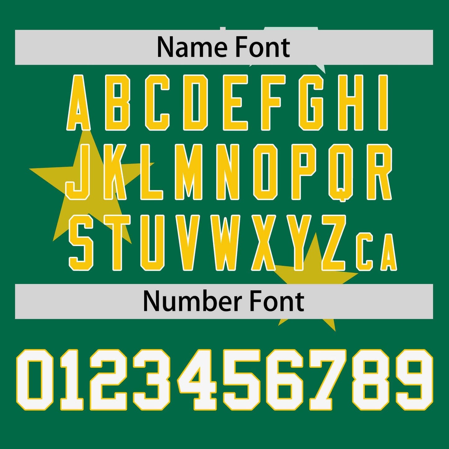 Custom Kelly Green Gold Personalized Star Graffiti Pattern Authentic Two-Button Baseball Jersey Limited