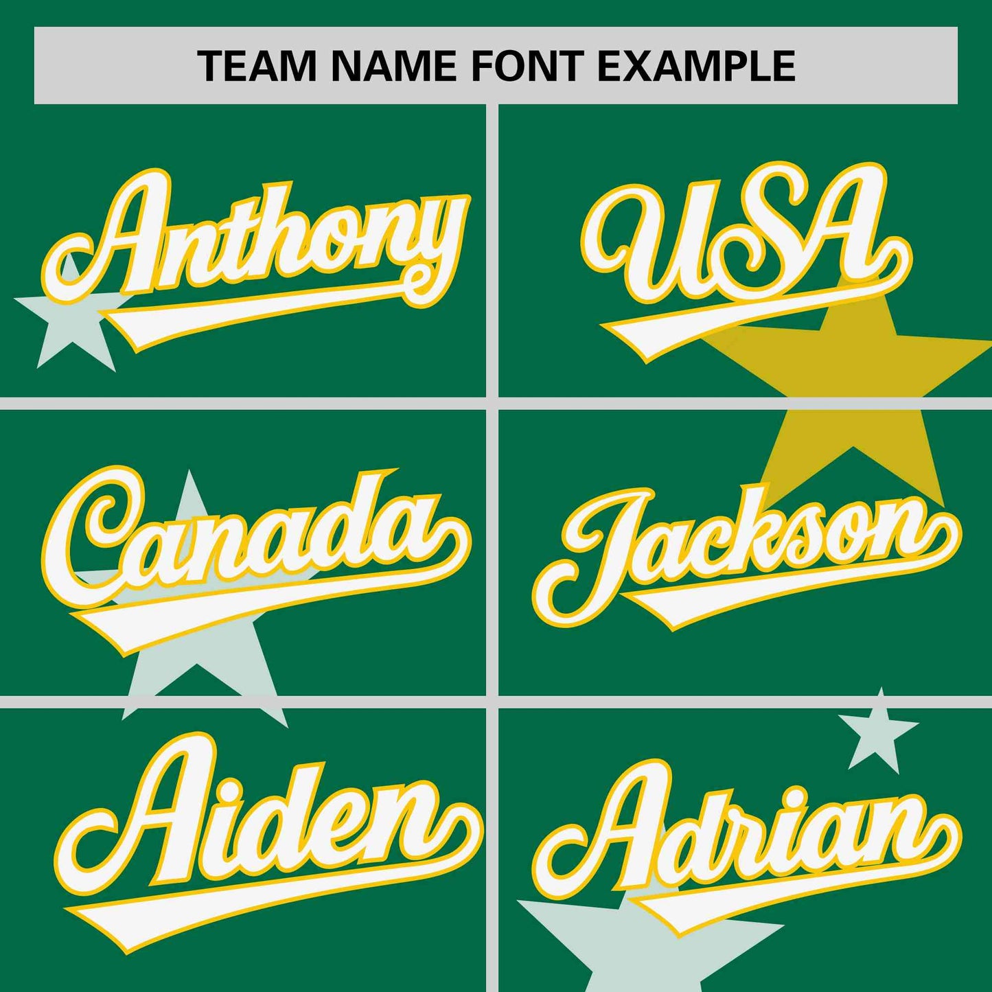 Custom Kelly Green Gold Personalized Star Graffiti Pattern Authentic Two-Button Baseball Jersey Limited