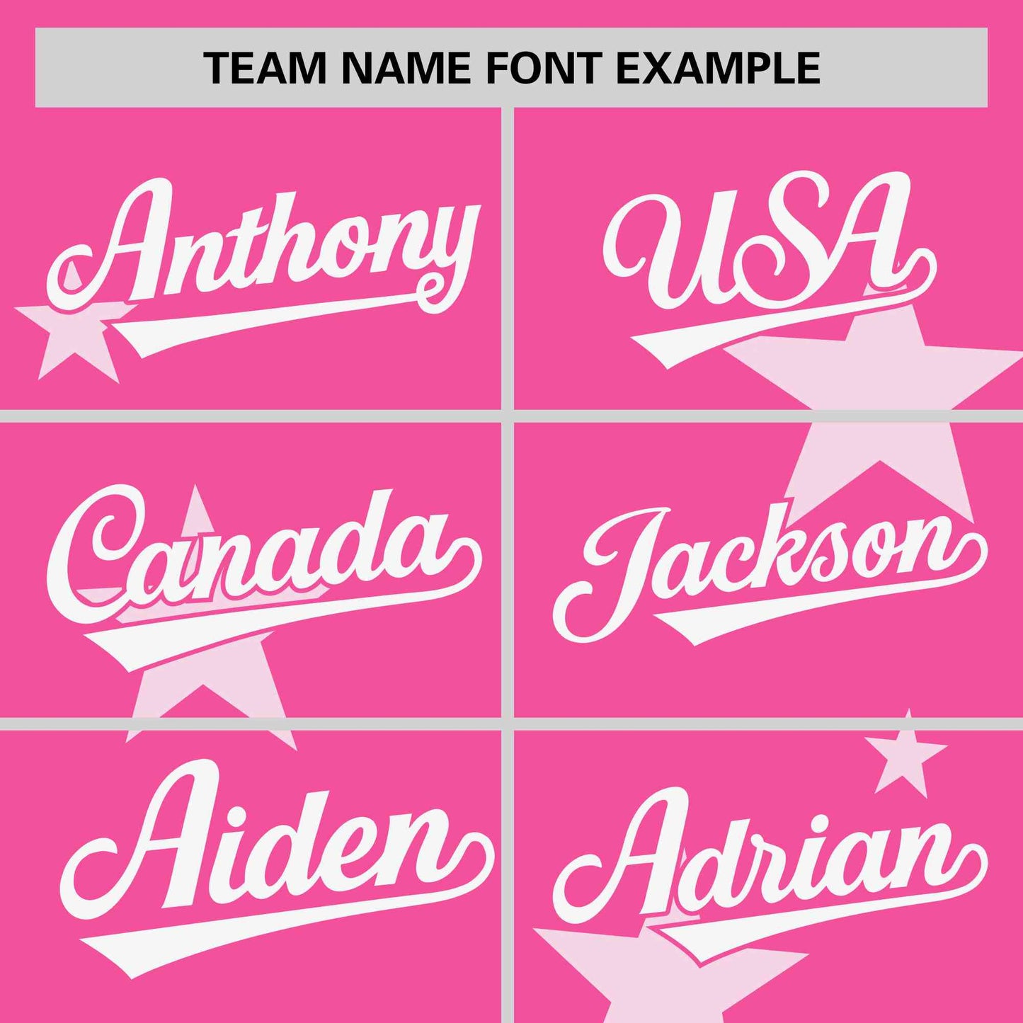 Custom Pink White Personalized Star Graffiti Pattern Authentic Two-Button Baseball Jersey Limited