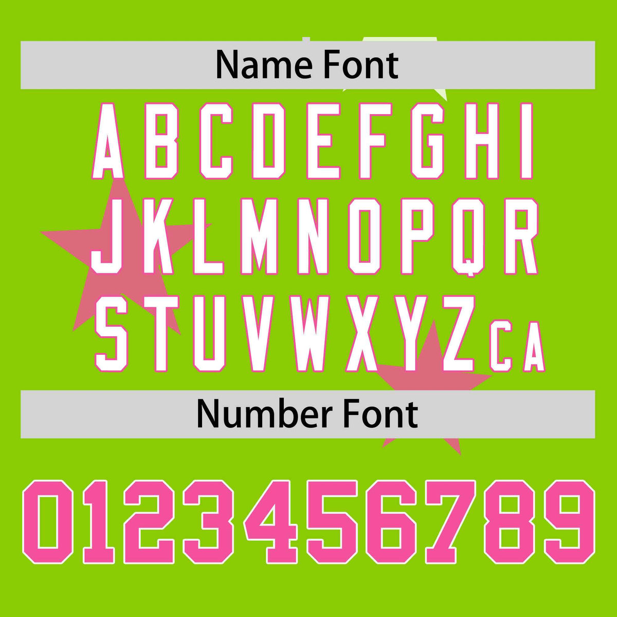 Custom Neon Green Pink Personalized Star Graffiti Pattern Authentic Two-Button Baseball Jersey Limited