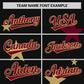 Custom Black Crimson Personalized Star Graffiti Pattern Authentic Two-Button Baseball Jersey Limited