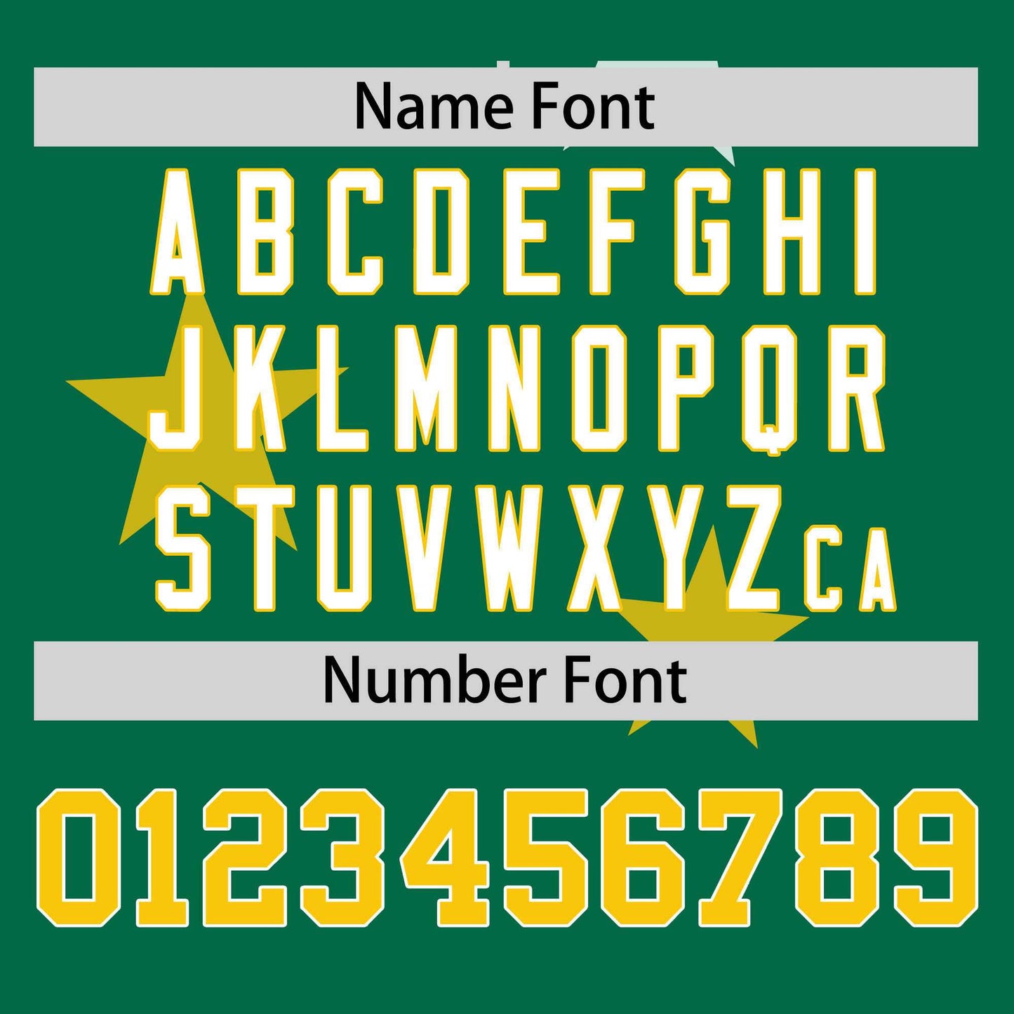 Custom Kelly Green Gold Personalized Star Graffiti Pattern Authentic Two-Button Baseball Jersey Limited