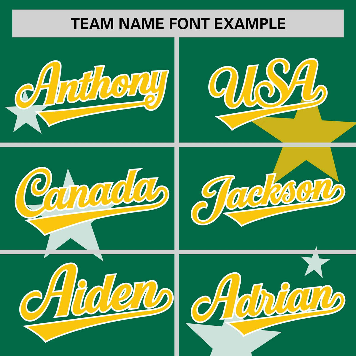 Custom Kelly Green Gold Personalized Star Graffiti Pattern Authentic Two-Button Baseball Jersey Limited