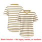 Custom Cream Old Gold-Black Personalized Horizontal Stripe Authentic Pullover Baseball Jersey Limited