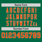 Custom Kelly Green Orange Personalized Horizontal Stripe Authentic Pullover Baseball Jersey Limited