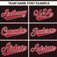 Custom Black Red Stripe Fashion Authentic Pullover Baseball Jersey Limited